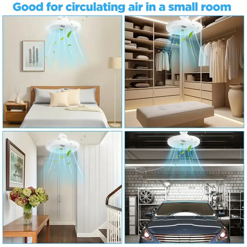 3-in-1 Ceiling Fan with Light