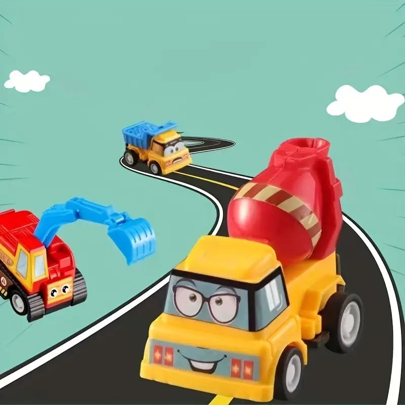 10pcs Kids' Pull back Vehicle toy set