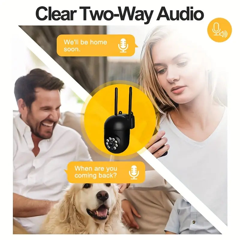 1080P Full HD Wireless Surveillance Camera, 360°
