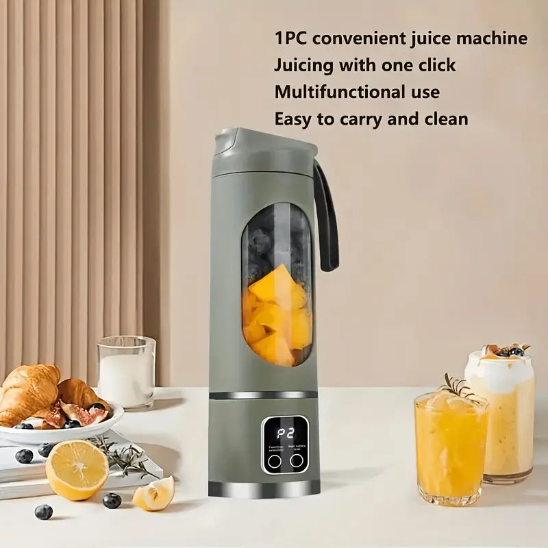 Portable 3-in-1 Blender & Juicer with Digital Display
