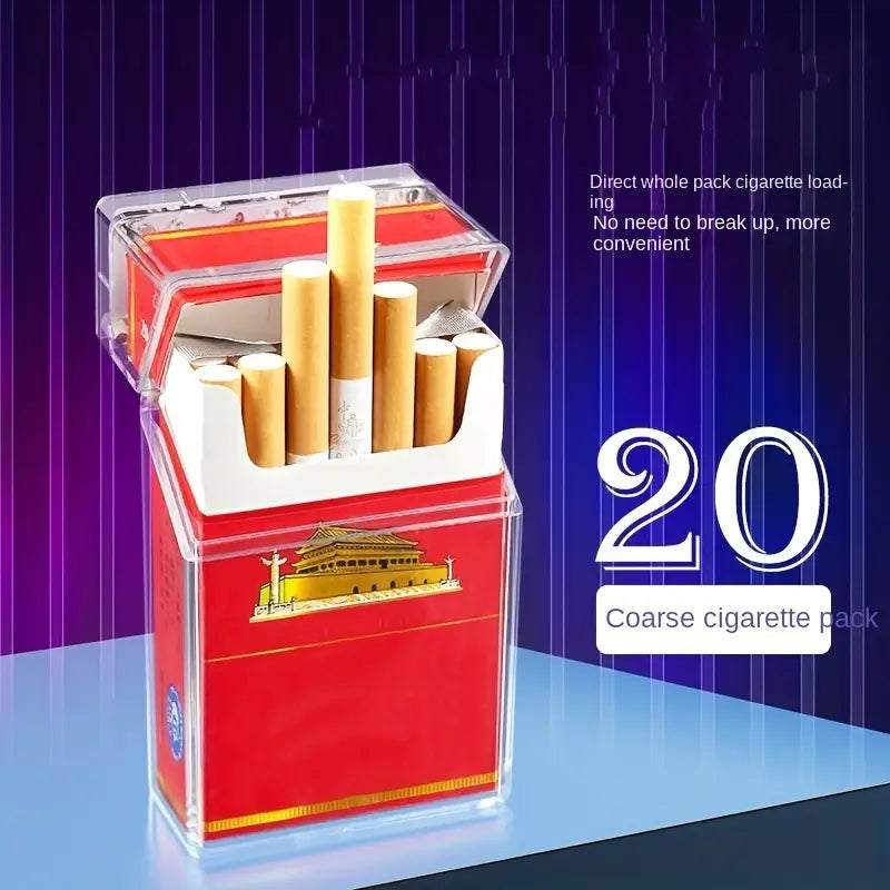 Transparent LED Color Light Cigarette Box