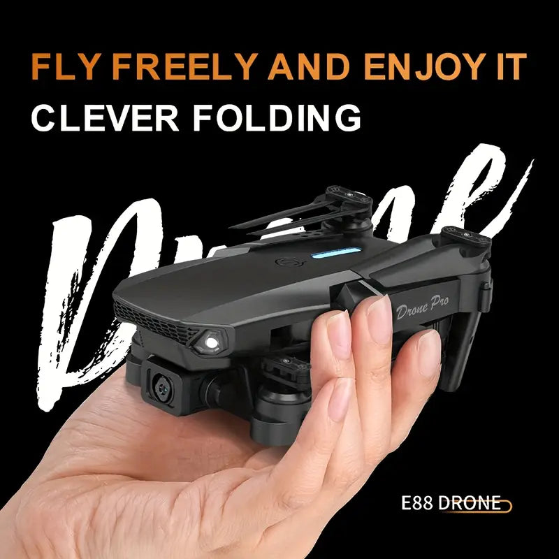 Fun flying experience! The E88 drone features a 360 ° flip