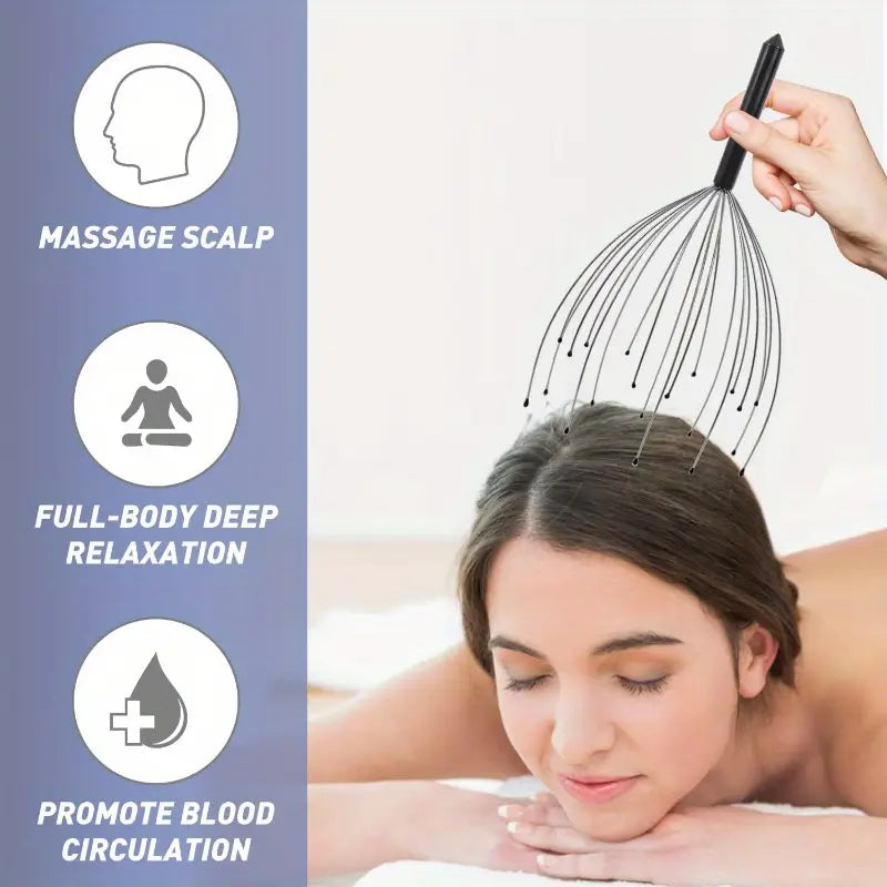 3pcs Set Scalp Massager and Back Scratcher