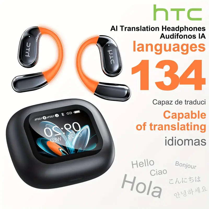 AI Translator Wireless Earbuds with 155-Language Real-Time