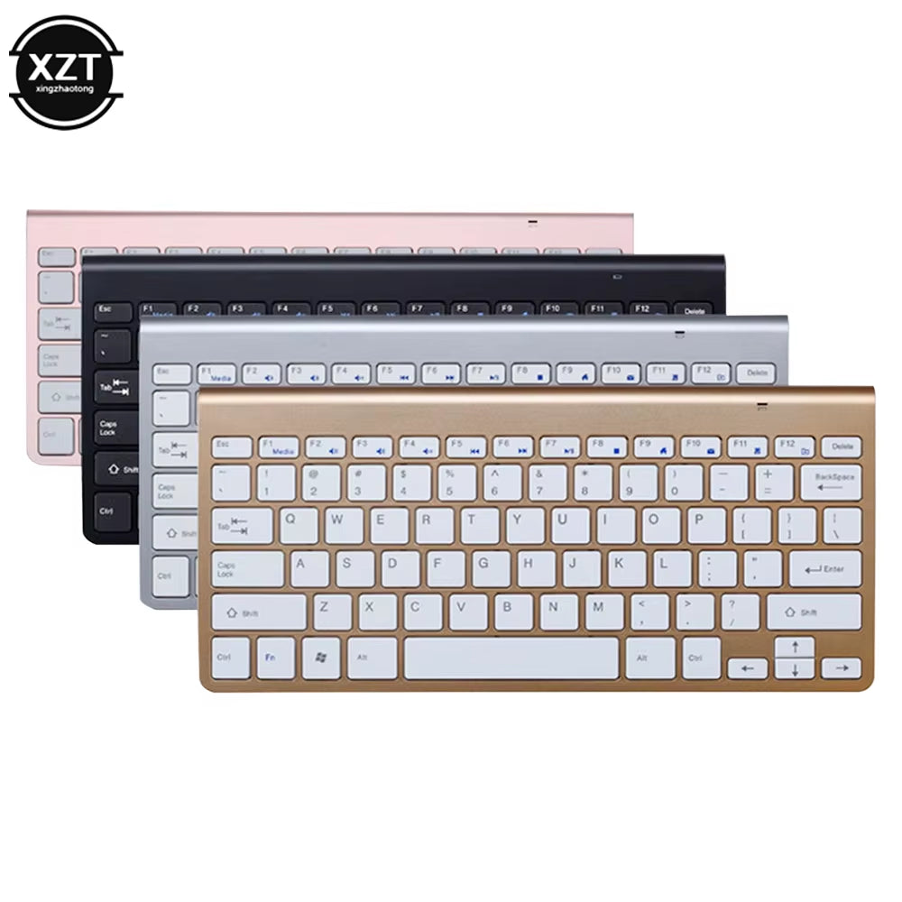 2.4G Wireless Mini Keyboard for Ipad Macbook Phone Tablet Smart TV Rechargeable Wireless Keyboard