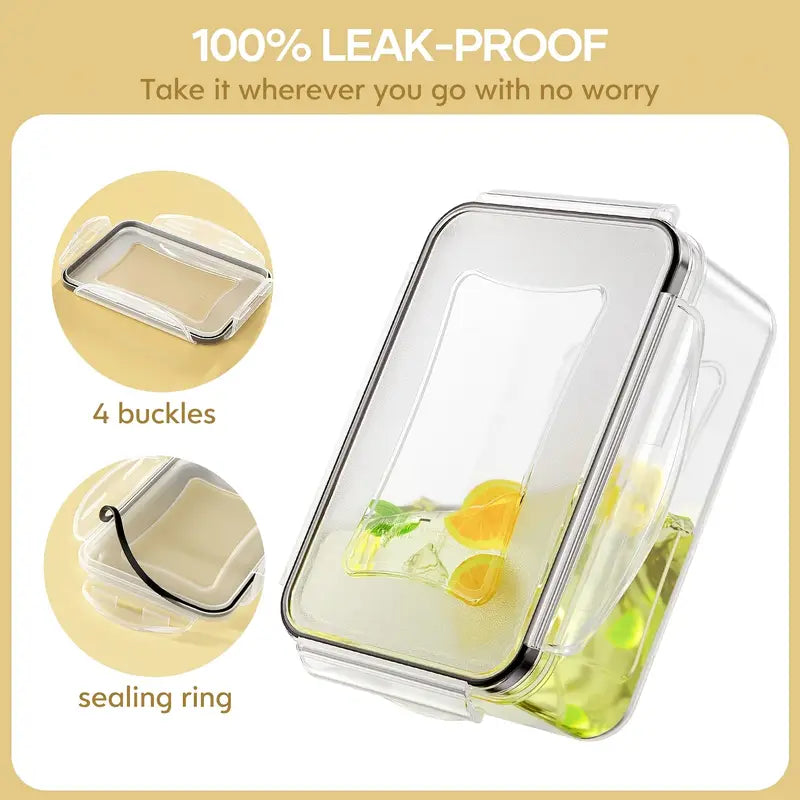 12 Kitchen Storage Containers And Food Organization Jars, Bpa-Free And Pvc-Free