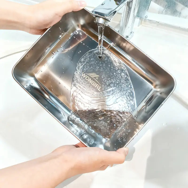 3pcs Stainless Steel Food Storage Containers Leak-Proof
