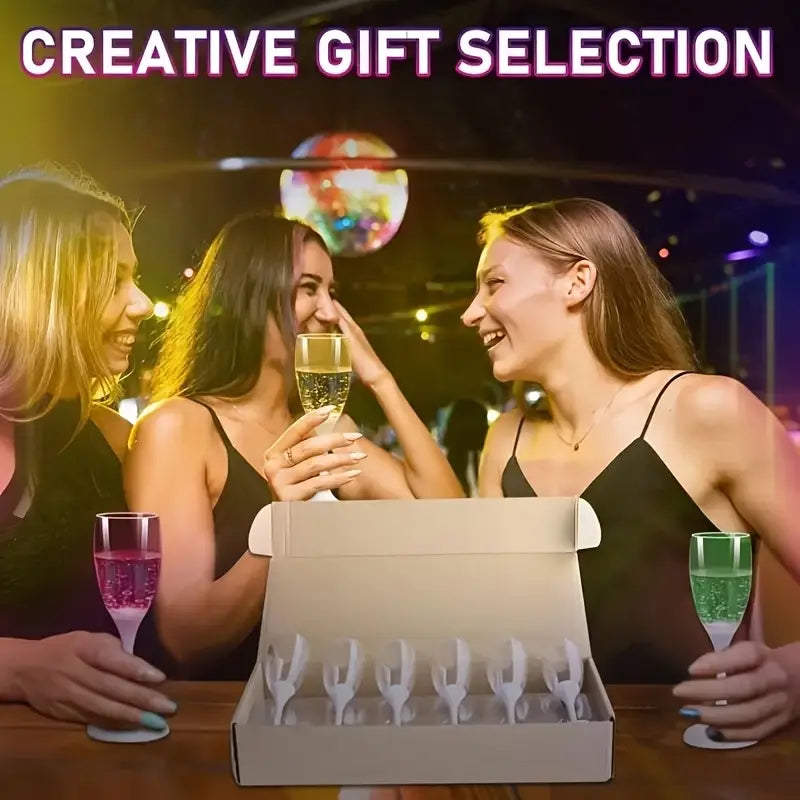 Vibrant Party LED Light-Up Cups 6-Pack