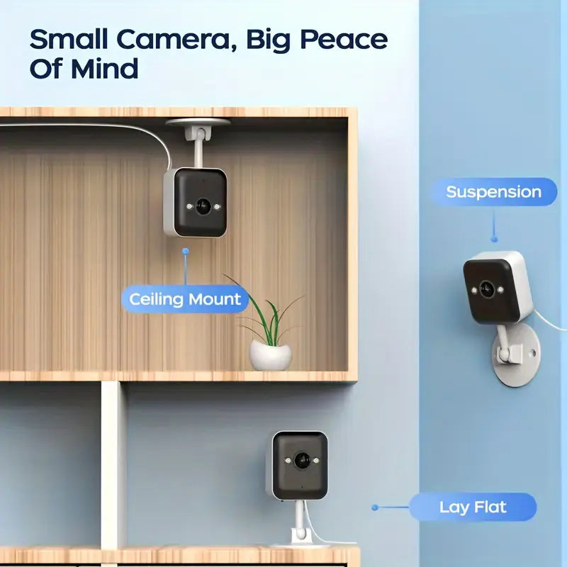 Smart Security Camera, 2.4GHz WiFi,