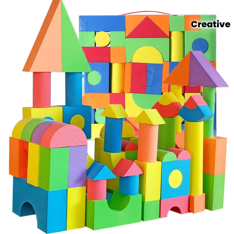 30 Piece Bubble Blocks, Various Shapes and Sizes