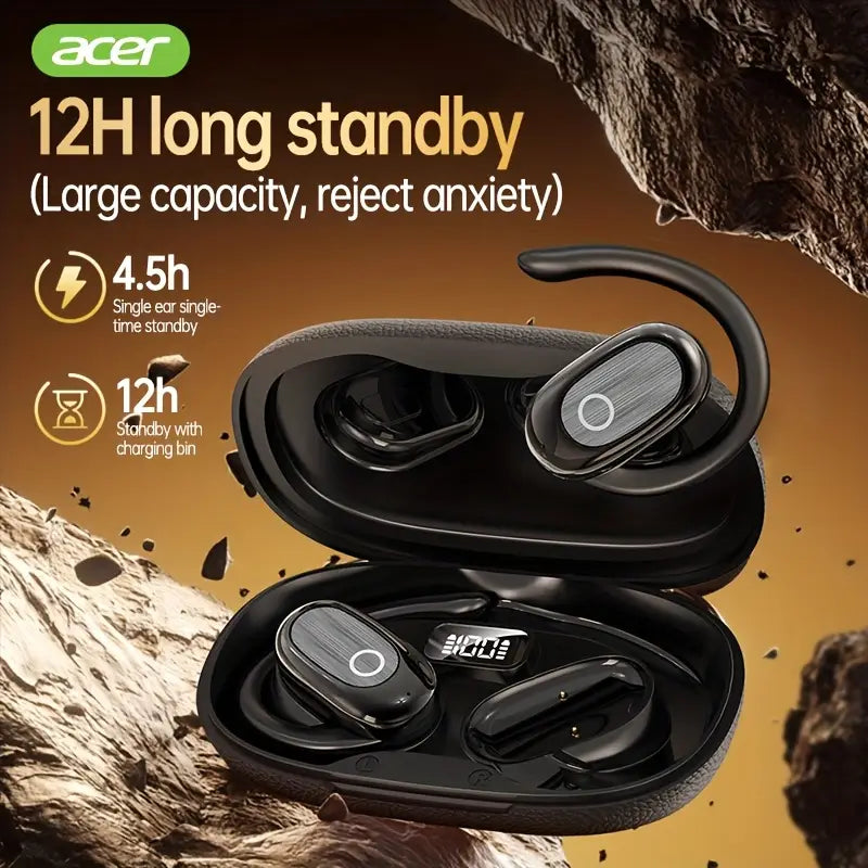 TWS Wireless Headphones with Deep Bass Stereo + Call Noise Cancellation