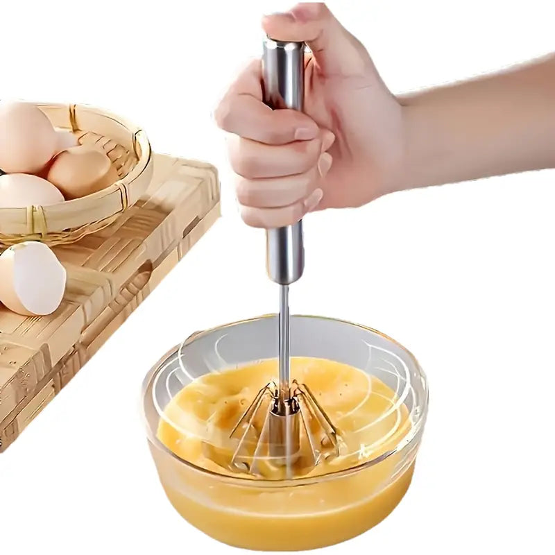 1pc Wireless Handheld Mixer - 4-Speed Metal