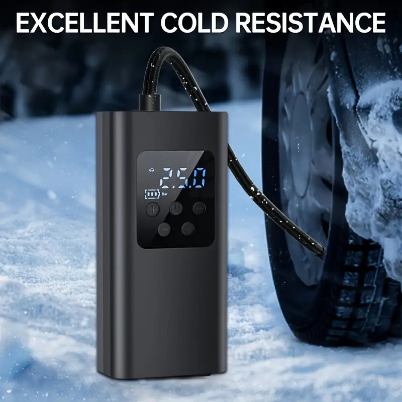 Cordless Air Pump, Portable Digital Display Air Compressor
