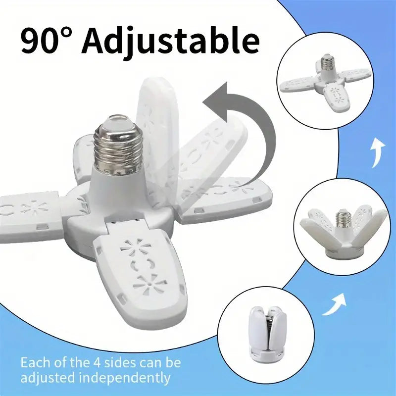 E27 LED Bulb Fan Blade Timing Lamp - AC175-265V, 28W