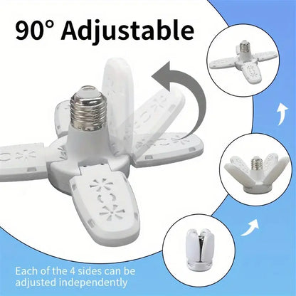 E27 LED Bulb Fan Blade Timing Lamp - AC175-265V, 28W