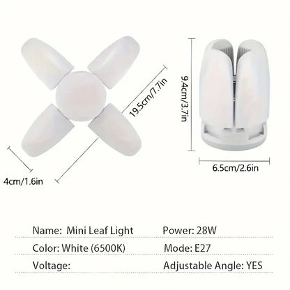 E27 LED Bulb Fan Blade Timing Lamp - AC175-265V, 28W