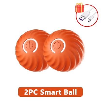 Smart Dog Toy Ball Electronic Interactive Pet Toy Moving Ball Automatic Jump Roll Ball for Puppy Birthday Gift Dog Cat Product