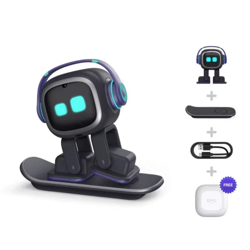 Smart EMO Robot Companion Ai Toy Cute Emopet Intelligent AI Voice Electronic Pet Mini Toys Robots Desktop Decoration Adult Gifts