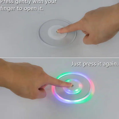 LED Luminous Coaster, Suitable for Various Glasses, 10 cm x 4