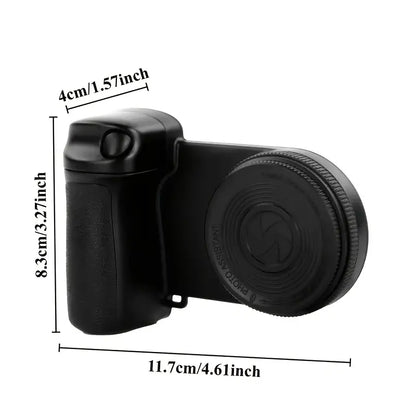 Mobile Phone Camera Grip, Smart Phone Holder with Magnetic Detachable Remote Shutter