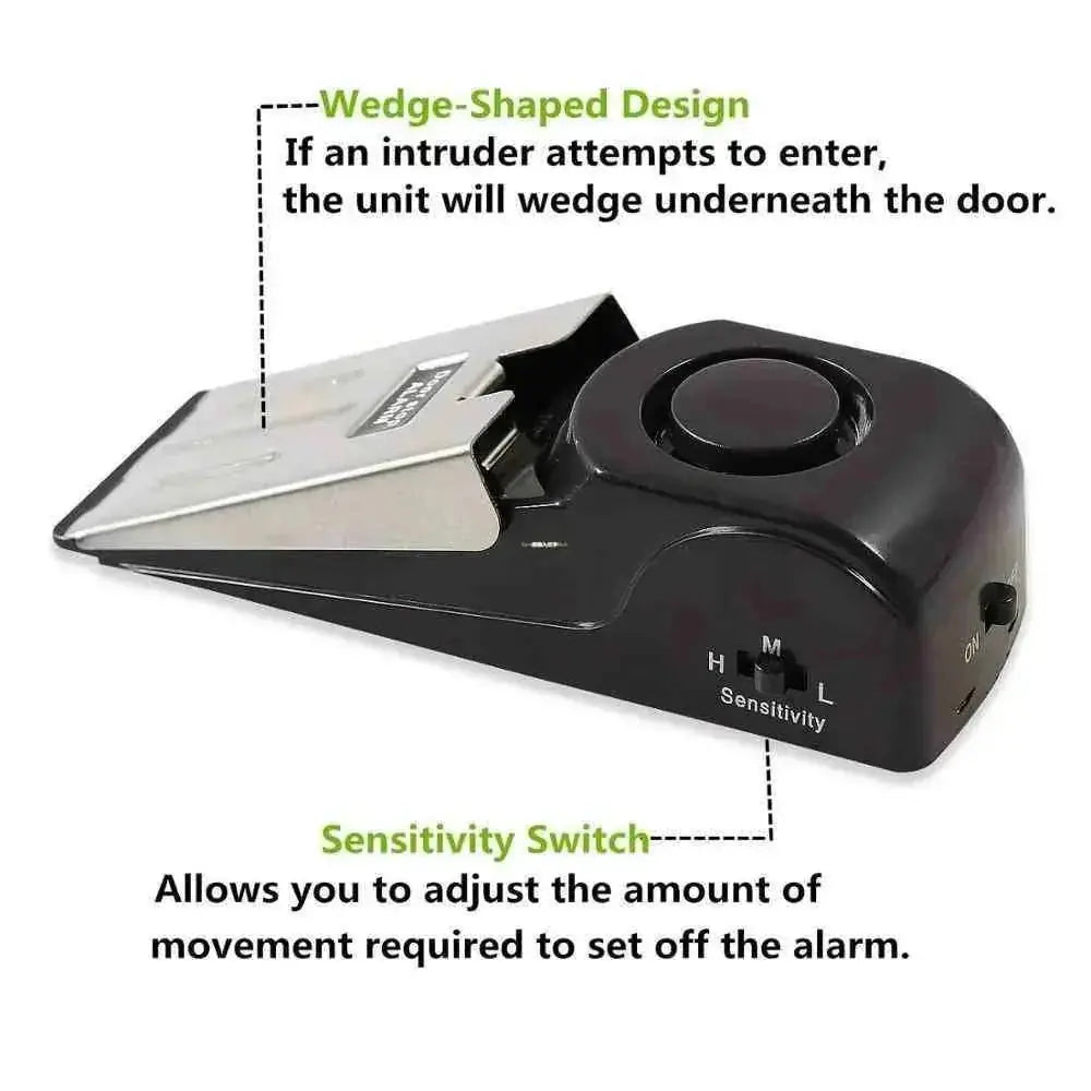 Electronic Burglar Alarm | Home Security Door Stop Alarm