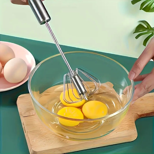 1pc Wireless Handheld Mixer - 4-Speed Metal
