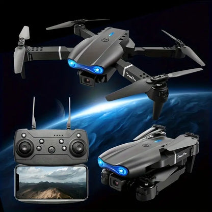 E99 Drone with One-Click Takeoff, 360° Flip & Navigation