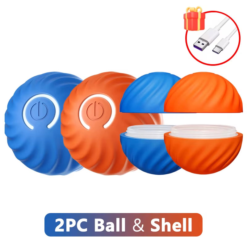 Smart Dog Toy Ball Electronic Interactive Pet Toy Moving Ball Automatic Jump Roll Ball for Puppy Birthday Gift Dog Cat Product