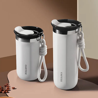 1pc Double-Layer Stainless Steel Vacuum Coffee Mug 500ml