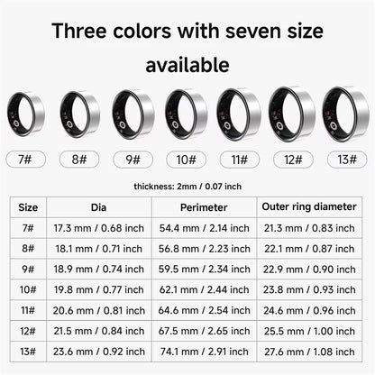 2025 Smart Ring for Man Woman Tech Sleep Health Fitness Blood Pressure Monitor Sports for Xiaomi Apple 16 Low Power Consumption