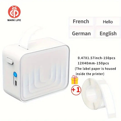 Marklife Wireless Thermal Label Printer, Inkless Mini Handheld