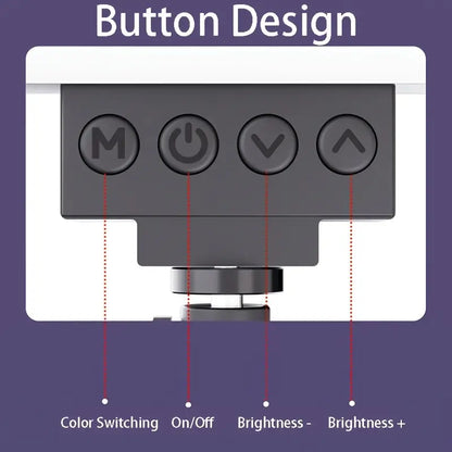 USB-Powered Smartphone Fill Light with Phone Holder