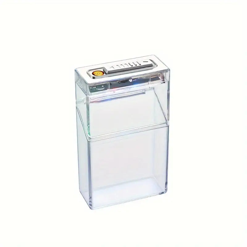 Transparent LED Color Light Cigarette Box