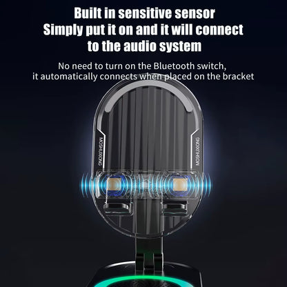 5 in 1 Induction Speaker Phone Stand Home Smart Wireless Bluetooth Speaker Office Upright Tablet Stand