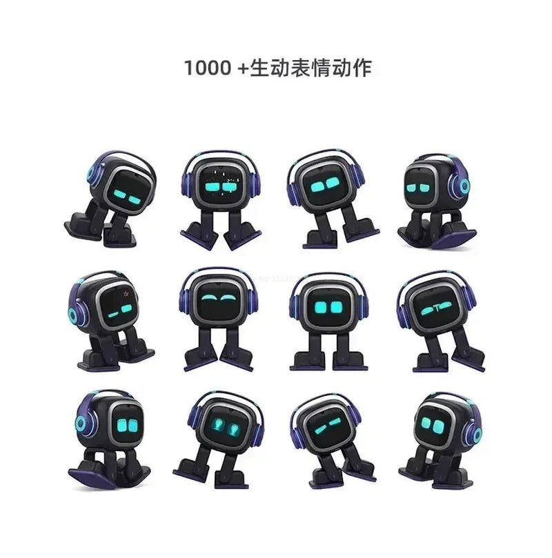 Emo Robot Pet Emopet Intelligent Companion Ai Emotional Communication Future Voice Robot for Home Desktop Toys Kids Xmas Gift