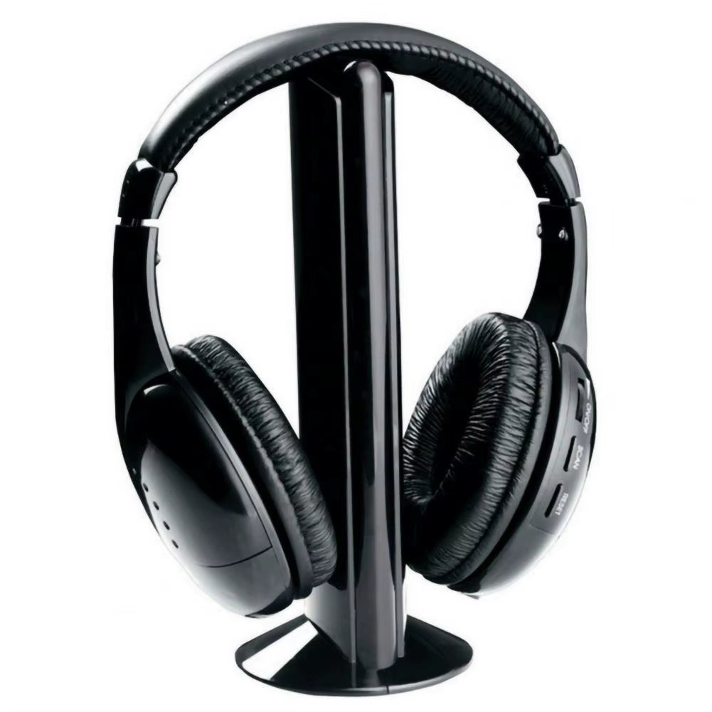 Useful Wireless TV Headset Smart Durable Wireless Headset Cordless Headphone Music Player