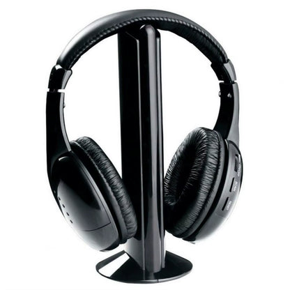 Useful Wireless TV Headset Smart Durable Wireless Headset Cordless Headphone Music Player