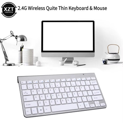2.4G Wireless Mini Keyboard for Ipad Macbook Phone Tablet Smart TV Rechargeable Wireless Keyboard