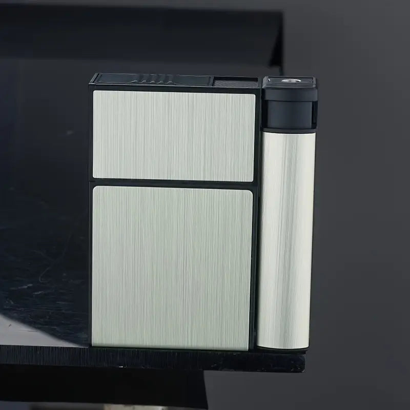 Portable Automatic Metal Cigarette Case