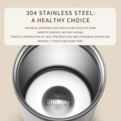 1pc Double-Layer Stainless Steel Vacuum Coffee Mug 500ml