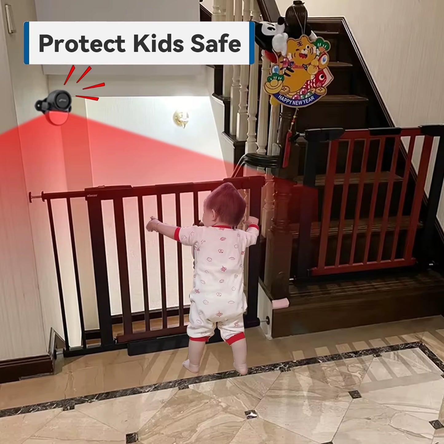 Wireless 433Mhz Infrared Detector Motion Sensor Alarm with Remote Control Home Security Burglar Motion Detector 125Db