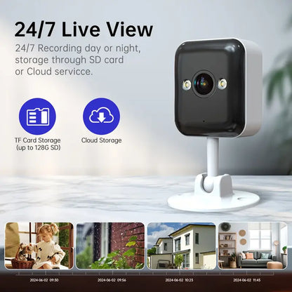 Smart Security Camera, 2.4GHz WiFi,