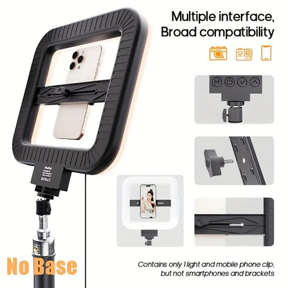 USB-Powered Smartphone Fill Light with Phone Holder
