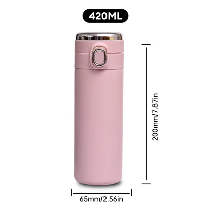 420Ml Led Digital Temperature Display Thermos Cup Portable Travel Mug Stainless Steel Thermos Bottle Vacuum Insulated Cup