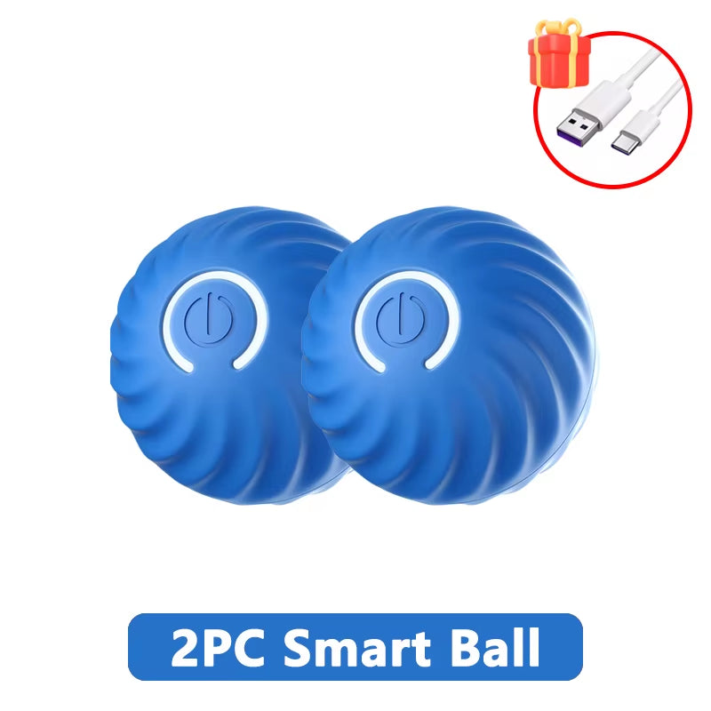 Smart Dog Toy Ball Electronic Interactive Pet Toy Moving Ball Automatic Jump Roll Ball for Puppy Birthday Gift Dog Cat Product