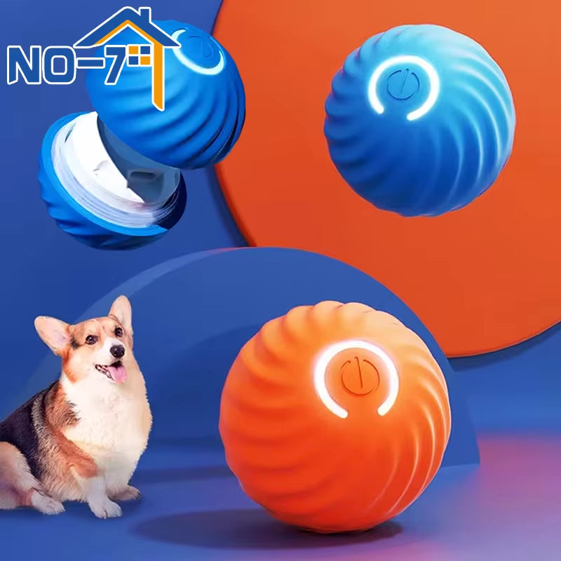 Smart Dog Toy Ball Electronic Interactive Pet Toy Moving Ball Automatic Jump Roll Ball for Puppy Birthday Gift Dog Cat Product