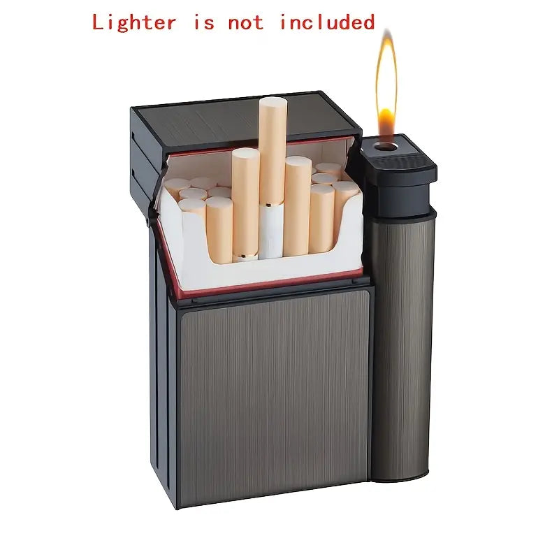 Portable Automatic Metal Cigarette Case