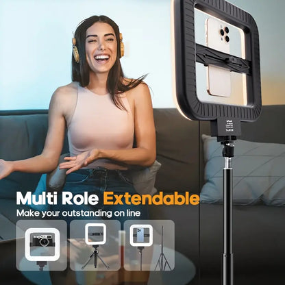 USB-Powered Smartphone Fill Light with Phone Holder