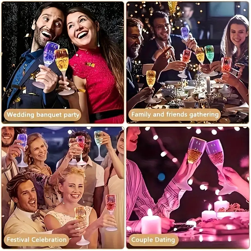 Vibrant Party LED Light-Up Cups 6-Pack