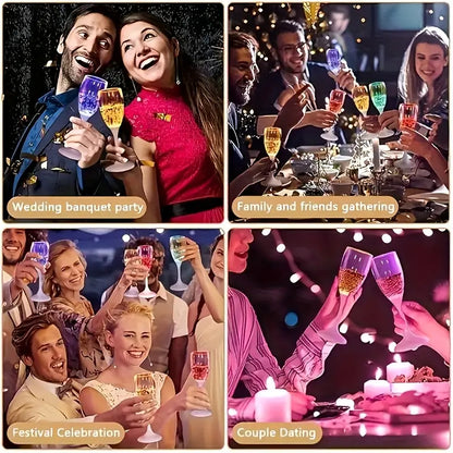 Vibrant Party LED Light-Up Cups 6-Pack